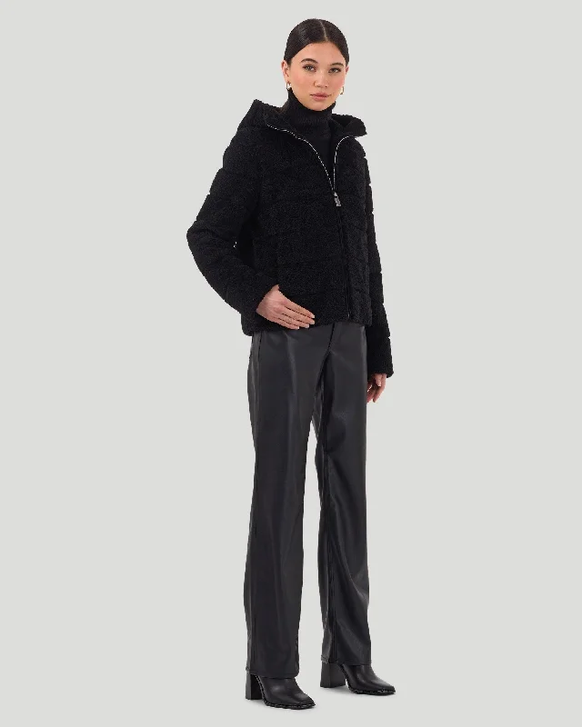 Horizontal Select Shearling Lamb Zip Jacket with Hood Satin Jacket Silk Jacket Chiffon Jacket Horizontal Select Shearling Lamb Zip Jacket with Hood Satin Jacket Silk Jacket Chiffon Jacket