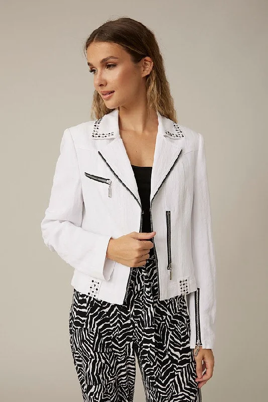 Joseph Ribkoff Studded Jacket Style Embroidered Jacket Appliqued Jacket Beaded Jacket Joseph Ribkoff Studded Jacket Style Embroidered Jacket Appliqued Jacket Beaded Jacket