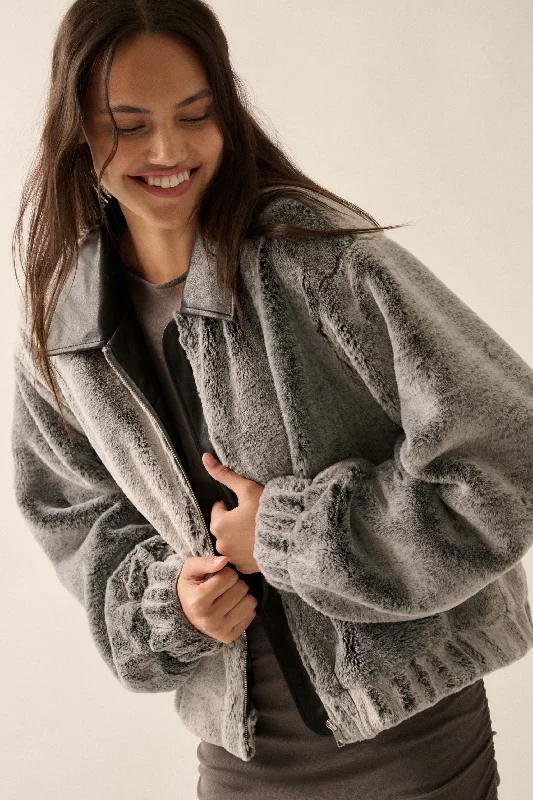 Just Fur You Zip-Up Collared Faux Fur Jacket Print Jacket Jacquard Jacket Embroidered Jacket Just Fur You Zip-Up Collared Faux Fur Jacket Print Jacket Jacquard Jacket Embroidered Jacket