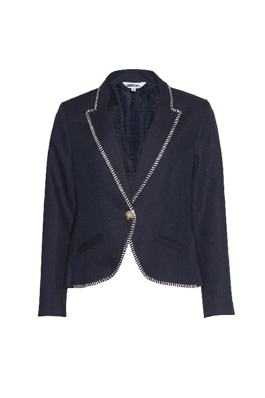 LOOBIES STORY CORTONA JACKET - INDIGO Fleece Jacket Down Jacket Parka