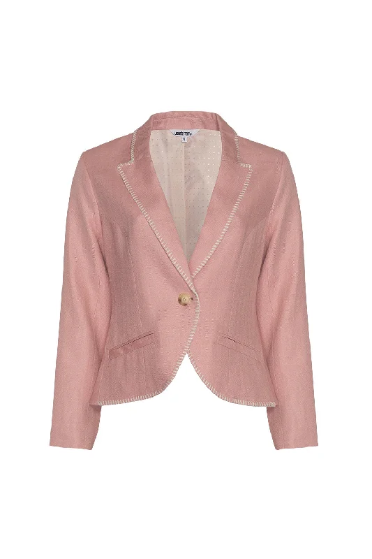 LOOBIES STORY CORTONA JACKET - ROSE Herringbone Jacket Houndstooth Jacket Plaid Jacket LOOBIES STORY CORTONA JACKET - ROSE Herringbone Jacket Houndstooth Jacket Plaid Jacket