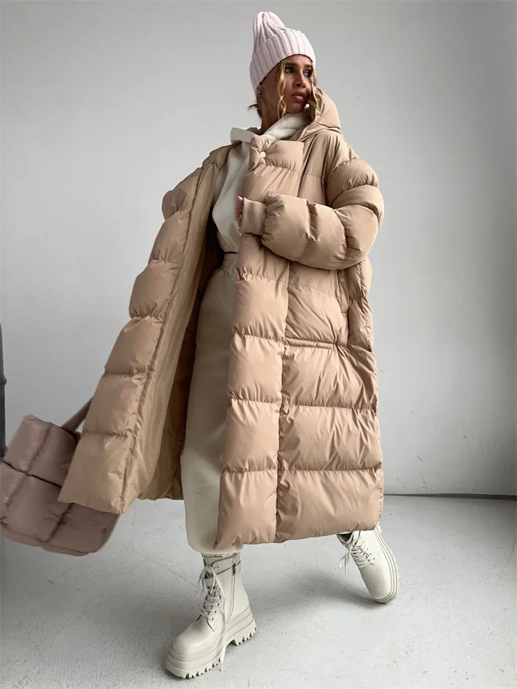 Loose Long Winter Solid Warm Hoodies Autumn Street Casual Fashion New Jacket Satin Fabric Silk Fabric Chiffon Fabric Loose Long Winter Solid Warm Hoodies Autumn Street Casual Fashion New Jacket Satin Fabric Silk Fabric Chiffon Fabric