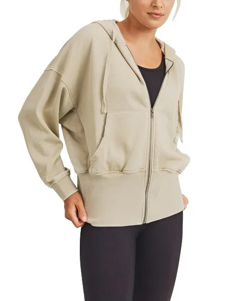 Mono B Fleece Hoodie Jacket KJ11571 Snapped Jacket Toggled Jacket Drawstring Jacket Mono B Fleece Hoodie Jacket KJ11571 Snapped Jacket Toggled Jacket Drawstring Jacket
