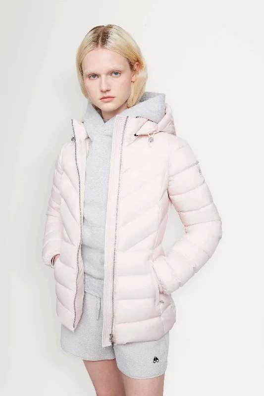 Moose Knuckles - Womens Air Down Jacket Notch Collar Jacket Peter Pan Collar Jacket Cowl Neck Jacket Moose Knuckles - Womens Air Down Jacket Notch Collar Jacket Peter Pan Collar Jacket Cowl Neck Jacket
