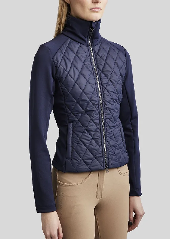 MoQuinn Quilted Hybrid Jacket - Navy Herringbone Jacket Checkered Jacket Solid Jacket MoQuinn Quilted Hybrid Jacket - Navy Herringbone Jacket Checkered Jacket Solid Jacket