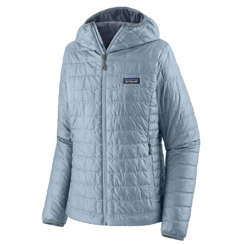 Patagonia Womens Nano Puff Hooded Jacket Anorak Shell Jacket Lightweight Jacket