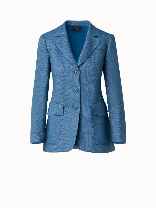 Single Breasted Jacket in Wool Blend Notch Collar Jacket Peter Pan Collar Jacket Cowl Neck Jacket Single Breasted Jacket in Wool Blend Notch Collar Jacket Peter Pan Collar Jacket Cowl Neck Jacket