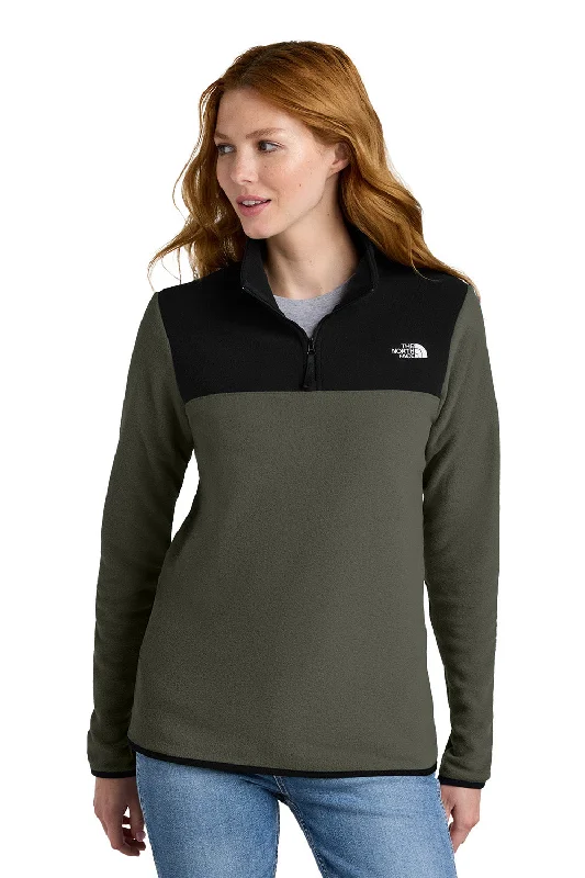 The North Face Womens Glacier Fleece 1/4 Zip Jacket - New Taupe Green/Black - New Wool Jacket Cashmere Jacket Tweed Jacket The North Face Womens Glacier Fleece 1/4 Zip Jacket - New Taupe Green/Black - New Wool Jacket Cashmere Jacket Tweed Jacket