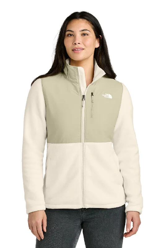 The North Face Womens Highest Peak Fleece Full Zip Jacket - Gardenia/Gravel Grey - New Knit Jacket Woven Jacket Fleece Jacket The North Face Womens Highest Peak Fleece Full Zip Jacket - Gardenia/Gravel Grey - New Knit Jacket Woven Jacket Fleece Jacket