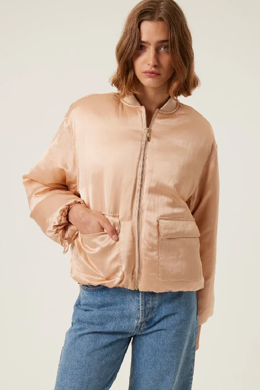 Jacket Dalma Nude Nylon Fabric Polyester Fabric Spandex Fabric