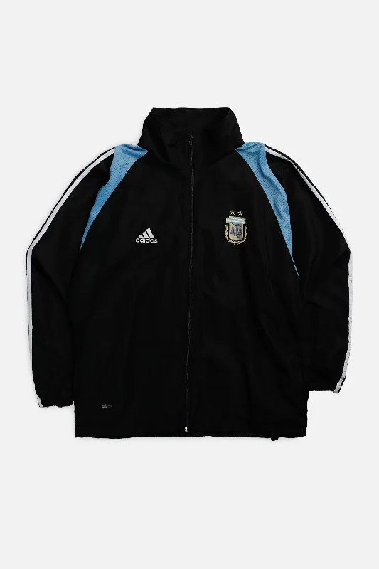 Vintage Argentina Soccer Track Jacket - M Satin Jacket Silk Jacket Chiffon Jacket