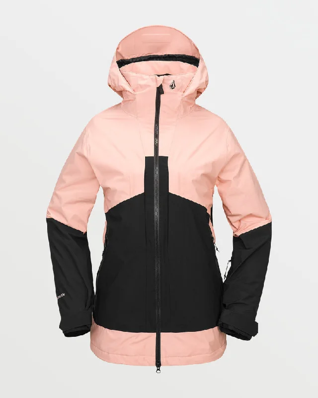 Volcom AT Stretch Gore Tex Jacket Faux Fur Jacket Real Fur Jacket Shearling Jacket