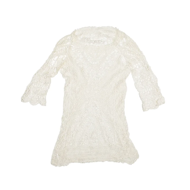 Y2K Beach Wear Crochet Mini Dress White Long Sleeve Short Womens UK 10 Elegant Satin Mini Dress Y2K Beach Wear Crochet Mini Dress White Long Sleeve Short Womens UK 10 Elegant Satin Mini Dress