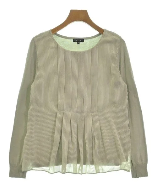 INDIVI Sweaters Solid Color Striped Floral Print