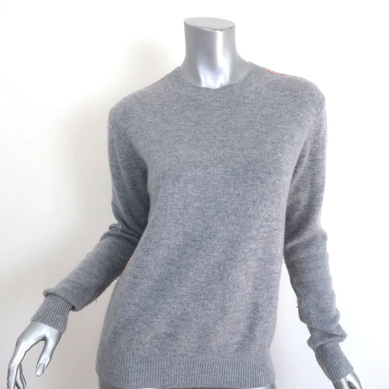 Derek Lam 10 Crosby Lurex Stripe Sweater Light Gray Wool-Blend Size Extra Small Faux Fur Fabric Real Fur Fabric Shearling Fabric Derek Lam 10 Crosby Lurex Stripe Sweater Light Gray Wool-Blend Size Extra Small Faux Fur Fabric Real Fur Fabric Shearling Fabric