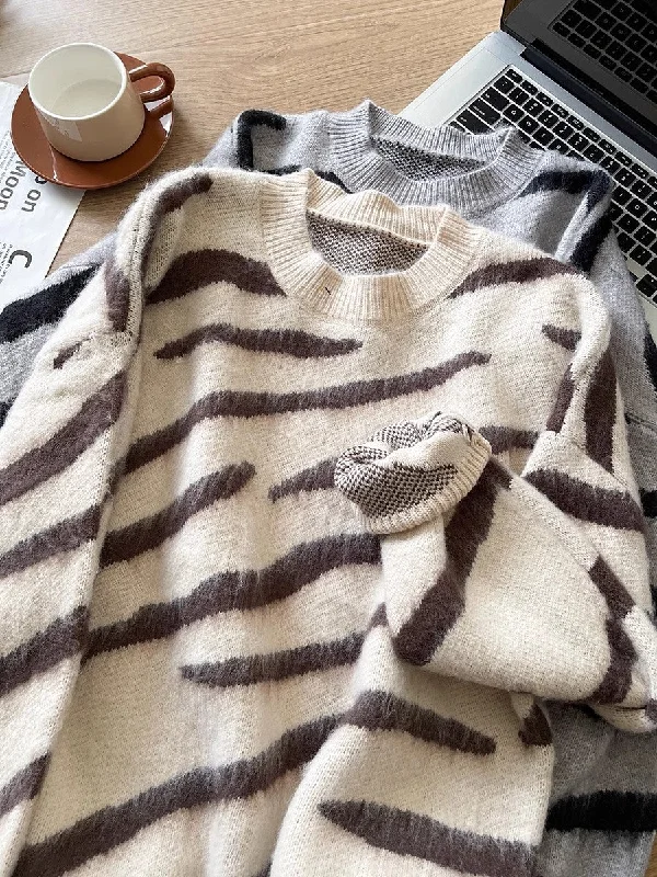 Fashionable sweater soft round neck sweater top S4740 Cable Knit Ribbed Knit Lace Knit Fashionable sweater soft round neck sweater top S4740 Cable Knit Ribbed Knit Lace Knit