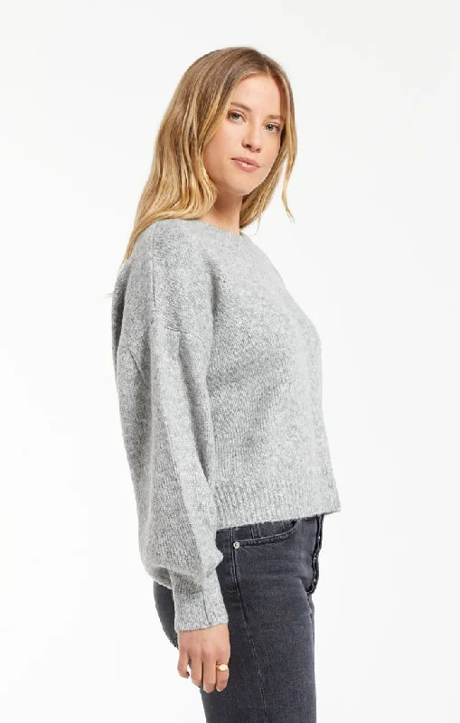 Kersa Melange Sweater Mesh Blend Leather Blend Suede Blend