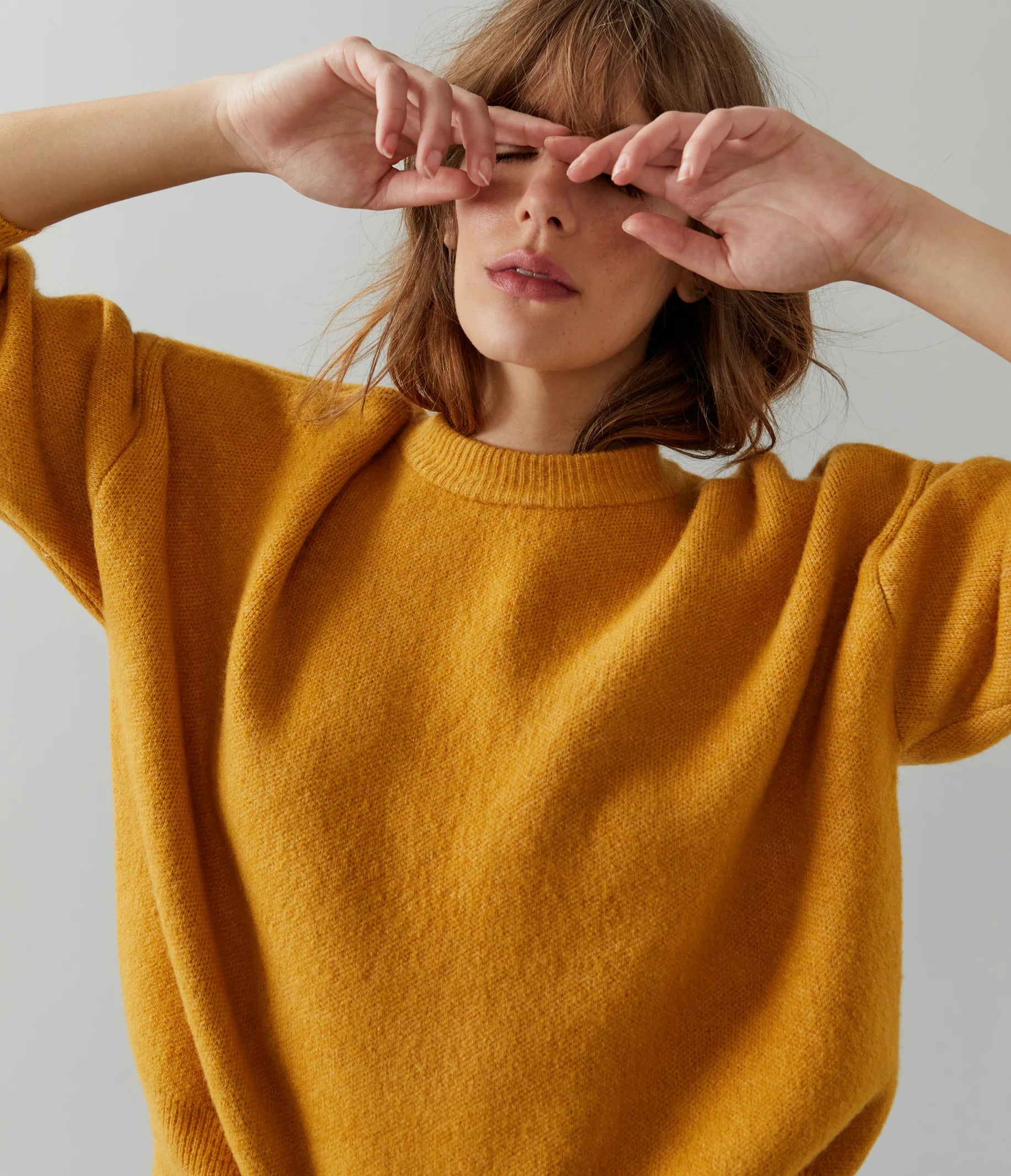 Maddie Pullover Sweater Stretchy Elastic Breathable