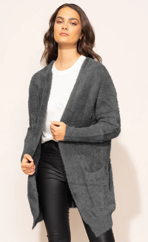The Arielle Sweater Dark Spandex Blend Rayon Blend Denim Blend