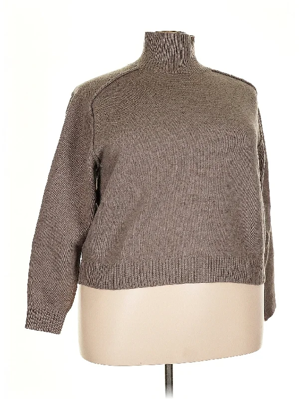 Turtleneck Sweater Notch Collar Peter Pan Collar Cowl Neck