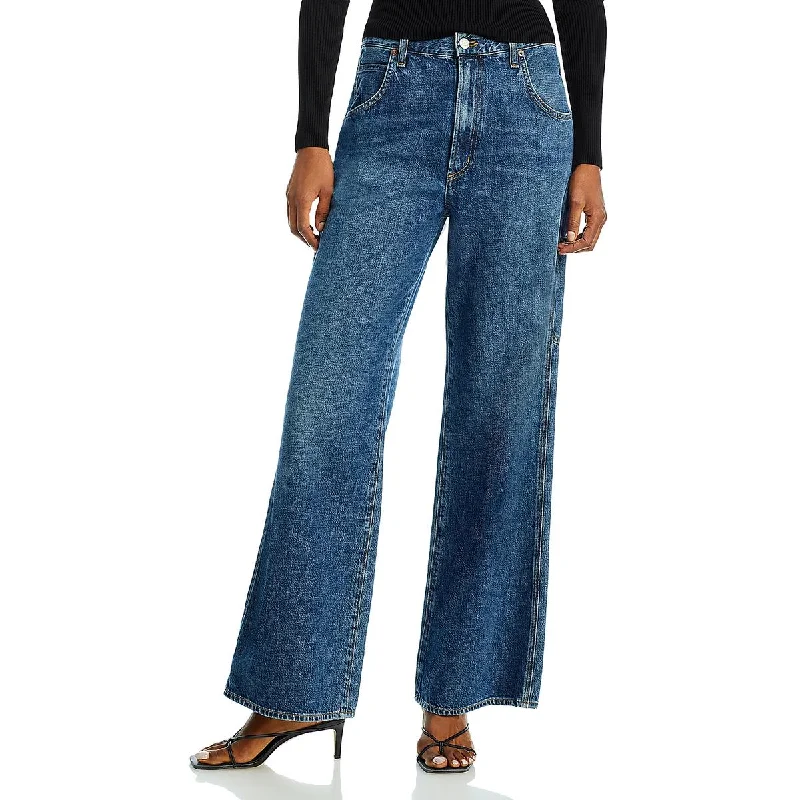 Agolde Womens High-Waist Carpenter High-Waisted Jeans Chic Rip-Detail High-Waist Jeans Agolde Womens High-Waist Carpenter High-Waisted Jeans Chic Rip-Detail High-Waist Jeans