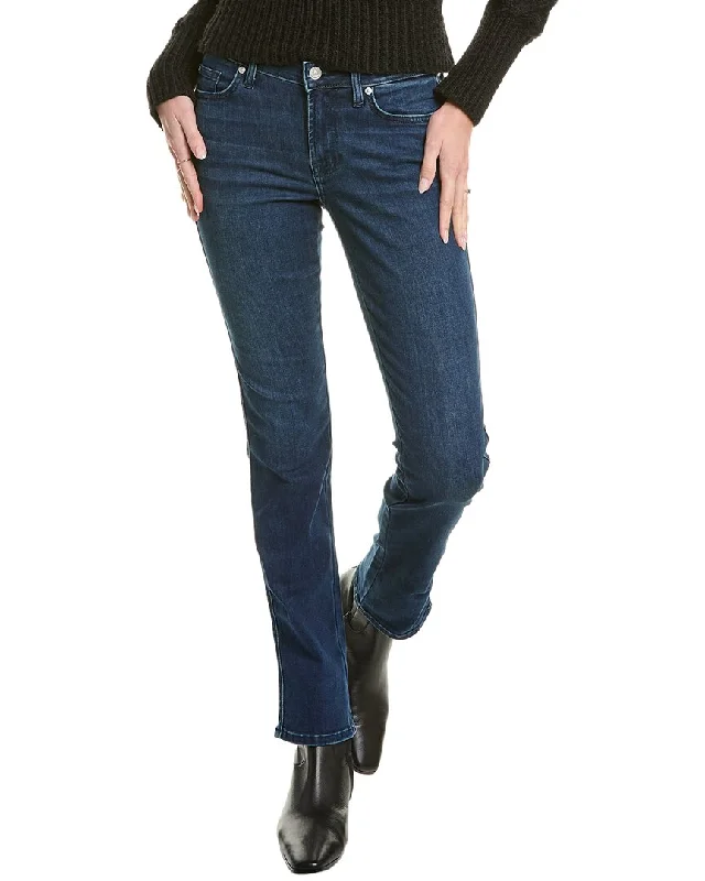 7 For All Mankind Kimmie Hazel Form Fitted Straight Leg Jean Chic Rip-Detail High-Waist Jeans 7 For All Mankind Kimmie Hazel Form Fitted Straight Leg Jean Chic Rip-Detail High-Waist Jeans