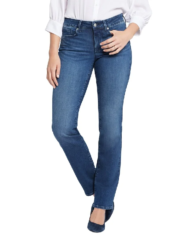 Nydj Marilyn Province Straight Jean Comfortable Full-Length Denim Jeans