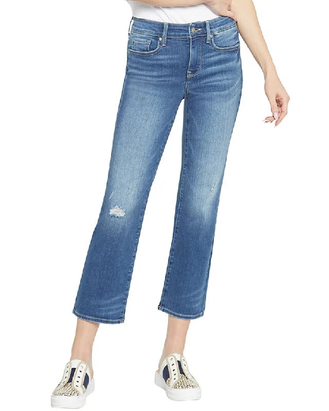Nydj Marilyn Sacha Ankle Crop Jean Trendy Paperbag Waist Jeans