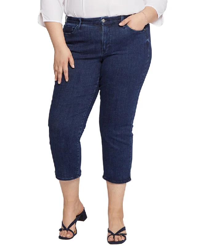 Nydj Plus Piper Genesis Relaxed Jean Trendy Flared Leg Jeans