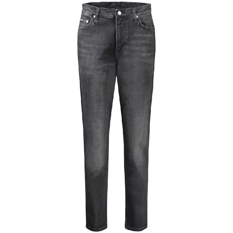 Black Cotton Jeans & Pant Elegant Bootcut Fit Jeans