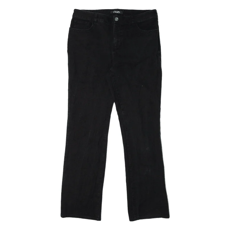 CHAPS Jeans Black Denim Slim Straight Womens W32 L30 Comfortable Faded High-Rise Jeans CHAPS Jeans Black Denim Slim Straight Womens W32 L30 Comfortable Faded High-Rise Jeans