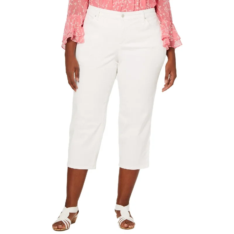 Charter Club Womens Plus Bristol Natural Waist Slimming Fit Cropped Jeans Classic Button Fly Jeans Charter Club Womens Plus Bristol Natural Waist Slimming Fit Cropped Jeans Classic Button Fly Jeans