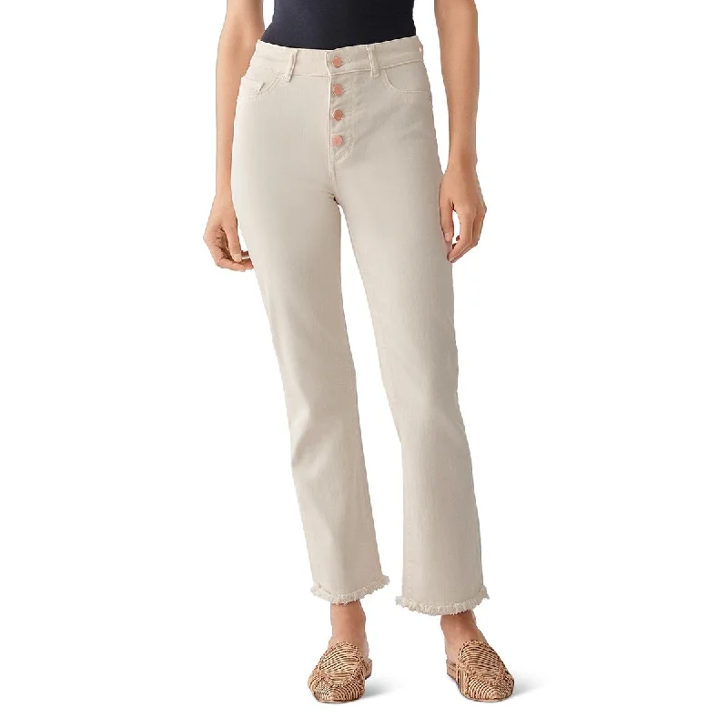 DL1961 Womens Mara High Rise Denim Ankle Jeans Elegant Wide-Leg Jeans