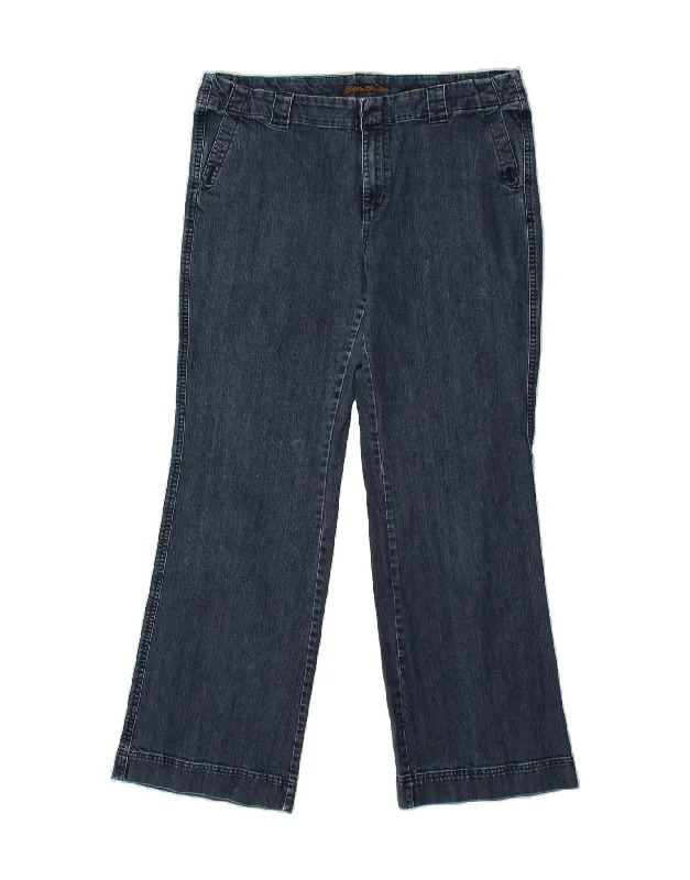 EDDIE BAUER Womens Straight Jeans US 16 2XL W38 L30 Blue Cotton Chic Vintage-Inspired Denim Jeans EDDIE BAUER Womens Straight Jeans US 16 2XL W38 L30 Blue Cotton Chic Vintage-Inspired Denim Jeans