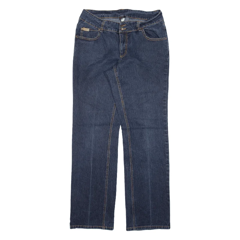 FUBU Womens Jeans Blue Relaxed Straight W30 L31 Trendy Vintage Denim Jeans