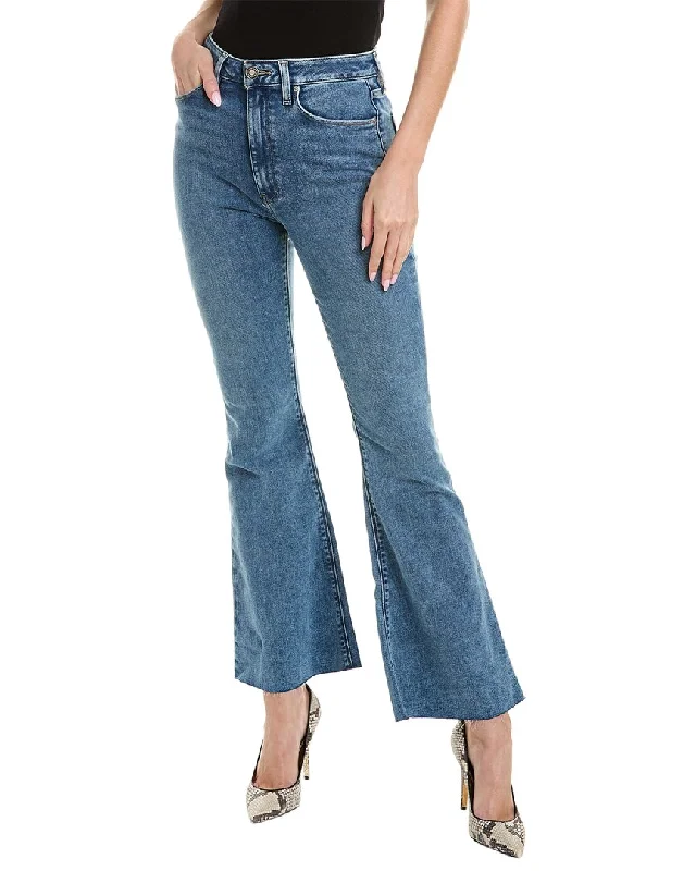 HUDSON Jeans Holly Snow Angel High Rise Flare Bootcut Jean Casual Light Wash Jeans