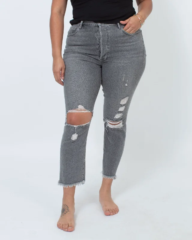 "Le Original" Distressed Jeans Comfortable Boyfriend Jeans