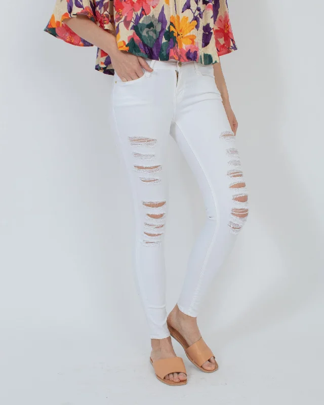 "Le Skinny De Jeanne" Jeans Casual Light Wash Jeans