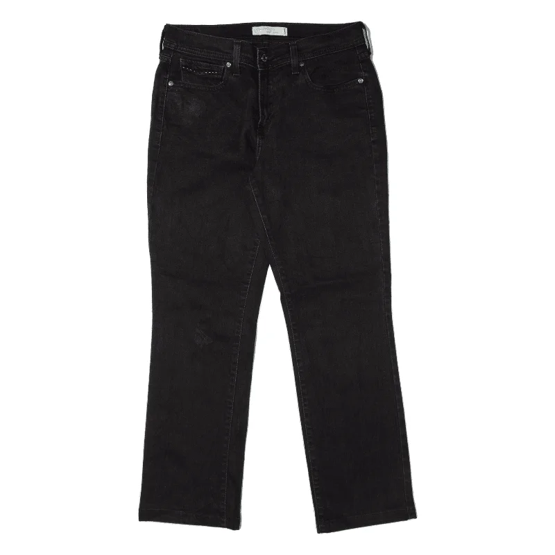 LEVI'S 505 Jeans Black Denim Slim Skinny Womens W30 L28 Comfortable Full-Length Denim Jeans LEVI'S 505 Jeans Black Denim Slim Skinny Womens W30 L28 Comfortable Full-Length Denim Jeans
