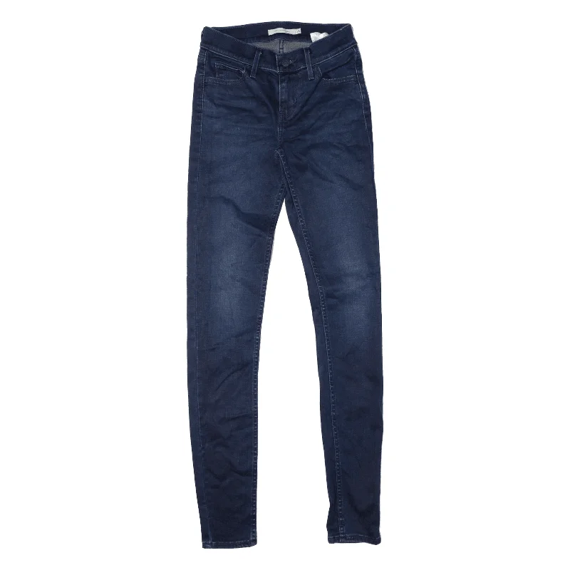 LEVI'S 710 Jeans Blue Denim Slim Skinny Stone Wash Womens W25 L32 Trendy Wide-Leg High-Waist Denim LEVI'S 710 Jeans Blue Denim Slim Skinny Stone Wash Womens W25 L32 Trendy Wide-Leg High-Waist Denim