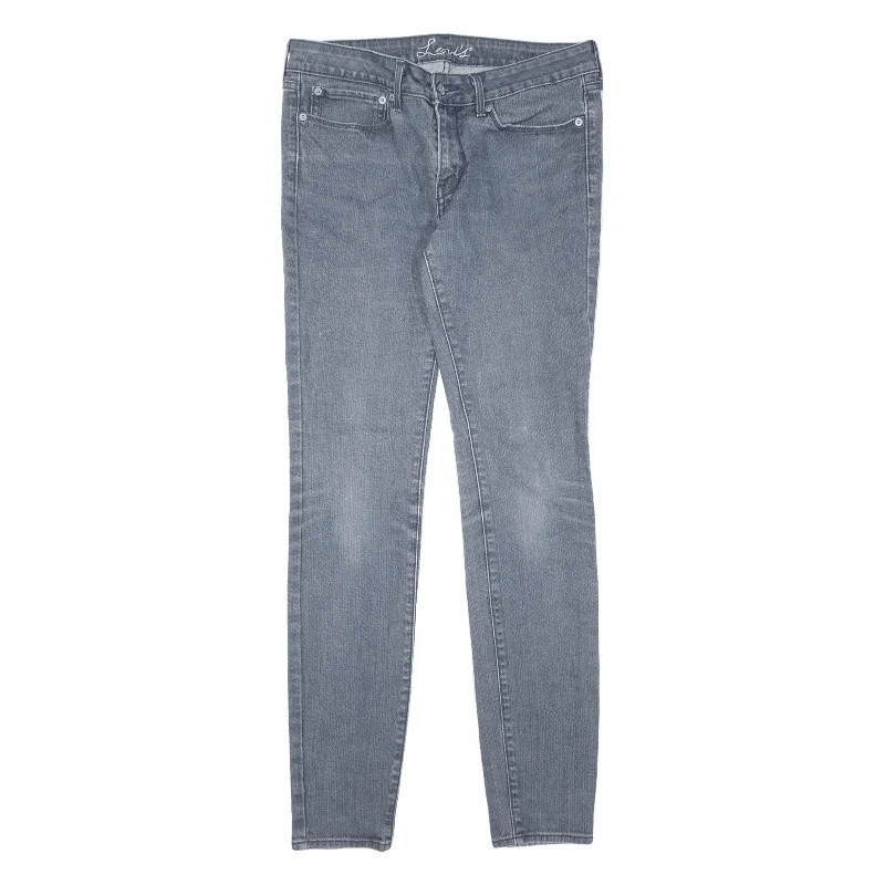 LEVI'S Jeans Blue Denim Slim Skinny Womens W30 L32 Fashionable Relaxed Fit Denim