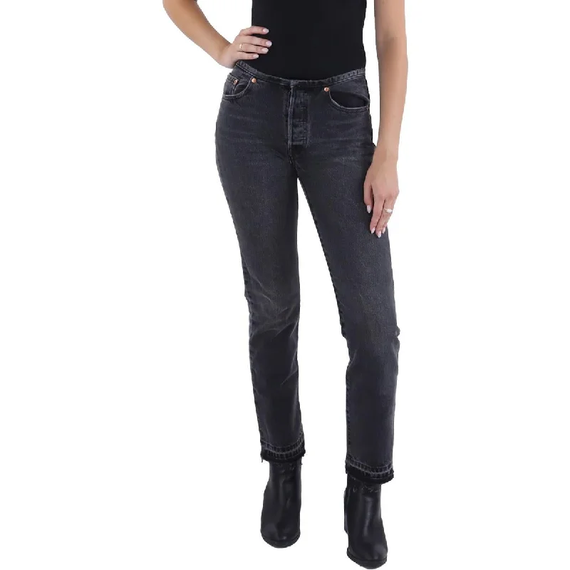 Levi's Womens 501 Ankle High Rise Straight Leg Jeans Trendy Wide-Leg High-Waist Denim Levi's Womens 501 Ankle High Rise Straight Leg Jeans Trendy Wide-Leg High-Waist Denim