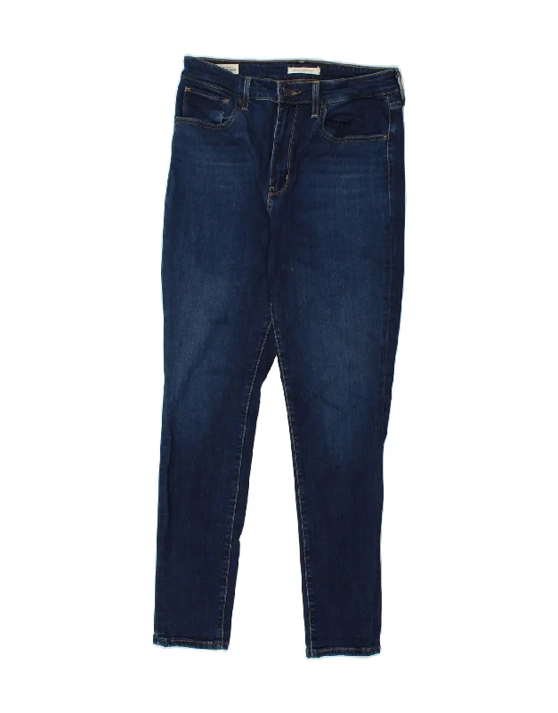 LEVI'S Womens 721 High Rise Skinny Jeans W30 L30 Navy Blue Lyocell Classic Blue Denim Jeans LEVI'S Womens 721 High Rise Skinny Jeans W30 L30 Navy Blue Lyocell Classic Blue Denim Jeans