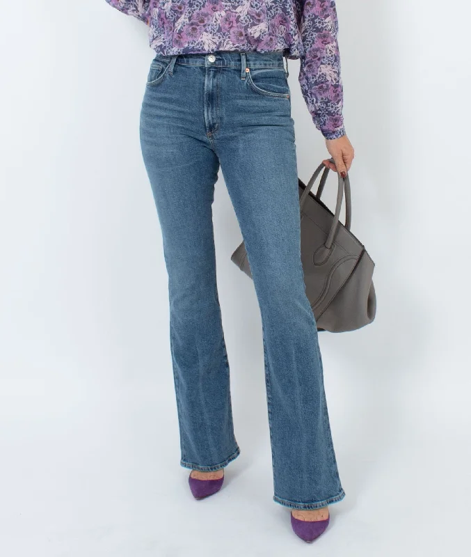 " Liliah" Wide Leg Jeans Casual Skinny Fit Jeans