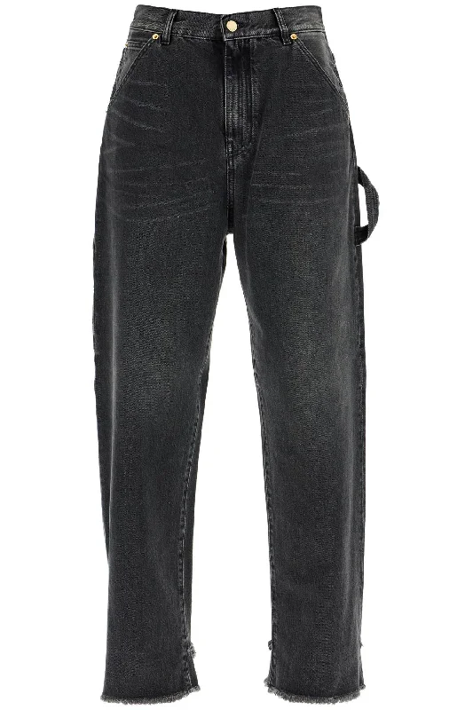 Lisa's Workwear Jeans Trendy Paperbag Waist Jeans