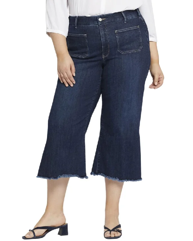 NYDJ Patchie Sublime Capri Jean Chic Double Waistband Jeans
