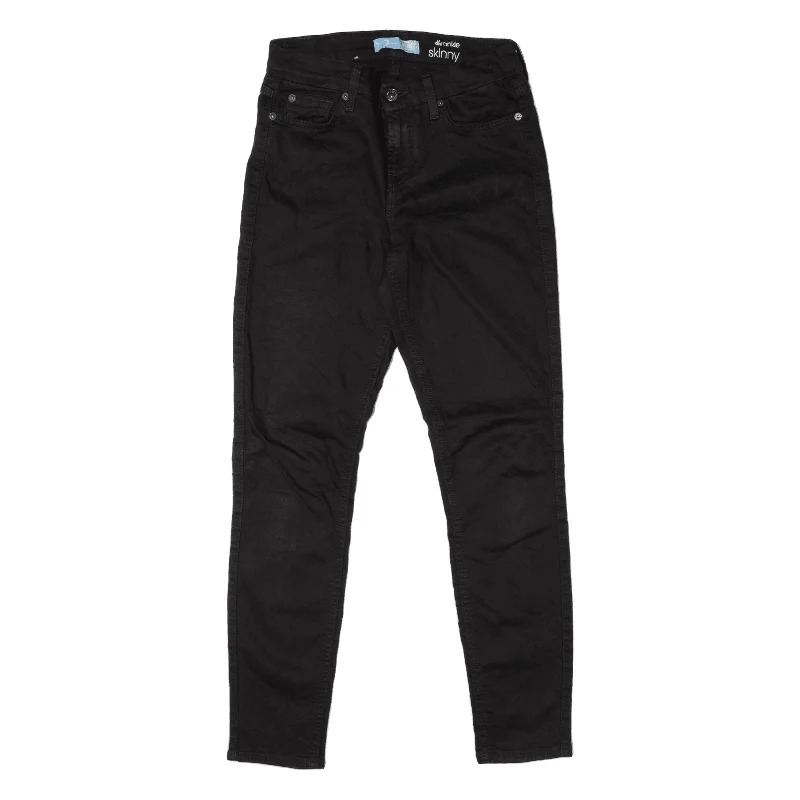SEVEN7 Blair Jeans Black Denim Slim Skinny Womens W26 L28 Comfortable Faded High-Rise Jeans SEVEN7 Blair Jeans Black Denim Slim Skinny Womens W26 L28 Comfortable Faded High-Rise Jeans