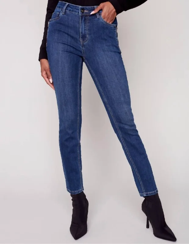 Slim Leg Jean In Indigo Casual Light Wash Jeans