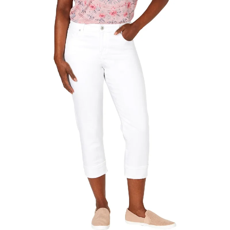 Style & Co. Womens Plus Denim Mid Rise Jeans Comfortable Mid-Rise Jeans