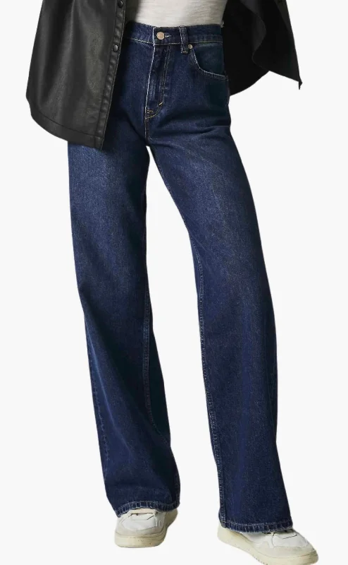 Tinsley High Rise Baggy Jeans In Dark Romance Elegant Wide-Leg Jeans